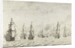 The Battle of Dunkirk, France by Willem van de Velde I