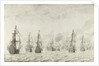 The Battle of Dunkirk, France by Willem van de Velde I