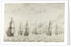 The Battle of Dunkirk, France by Willem van de Velde I