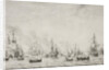 The Battle of the Downs by Willem van de Velde I
