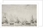 The Battle of the Downs by Willem van de Velde I