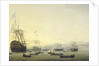 Council of War aboard The Queen Charlotte Held by Lord Exmouth before the Bombardment of Algiers, 26 August 1816 by Nicolaas Baur