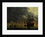 Bombardment of Algiers by the Anglo-Dutch Fleet under Lord Exmouth and Vice-Admiral Jonkheer Theodorus Frederik van Capellen, 27 August 1816 by Nicolaas Baur