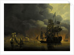 Bombardment of Algiers by the Anglo-Dutch Fleet under Lord Exmouth and Vice-Admiral Jonkheer Theodorus Frederik van Capellen, 27 August 1816 by Nicolaas Baur