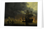 Bombardment of Algiers by the Anglo-Dutch Fleet under Lord Exmouth and Vice-Admiral Jonkheer Theodorus Frederik van Capellen, 27 August 1816 by Nicolaas Baur