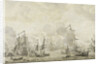 Episode from the Battle between the Dutch and Swedish Fleets in the Sound, 8 November 1658 by Willem van de Velde I