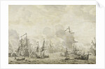 Episode from the Battle between the Dutch and Swedish Fleets in the Sound, 8 November 1658 by Willem van de Velde I