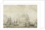 Episode from the Battle between the Dutch and Swedish Fleets in the Sound, 8 November 1658 by Willem van de Velde I