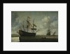 The Taking of the English Flagship The Royal Charles during the Expedition to Chatham, June 1667 (Raid on the Medway Kent UK) by Jeronymus van Diest II