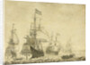 Seascape with the Dutch Men-of-War including the Drenthe and the Prince Frederick-Henry by Willem van de Velde I