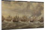 Episode from the Four Days' Naval Battle, 11-14 June 1666, of the Second Anglo-Dutch War, 1665-67 by Willem van de Velde I