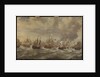 Episode from the Four Days' Naval Battle, 11-14 June 1666, of the Second Anglo-Dutch War, 1665-67 by Willem van de Velde I