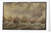 Episode from the Four Days' Naval Battle, 11-14 June 1666, of the Second Anglo-Dutch War, 1665-67 by Willem van de Velde I