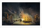 Bombardment of Algiers, in Support of the Ultimatum to Release White Slaves, 26-27 August 1816, Martinus Schouman by Ministerie van Marine