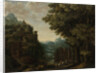 Mountainous Landscape with River Valley and Castles by Jan Meerhout