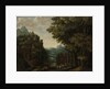 Mountainous Landscape with River Valley and Castles by Jan Meerhout