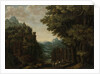 Mountainous Landscape with River Valley and Castles by Jan Meerhout