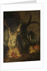 Dead roosters by Christoffel Puytlinck