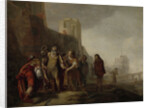 The Envoys of Alexander the Great Invested the Gardener Abdalonymus with the Insignias of the Royalty of Sidon by Nicolaes Knüpfer