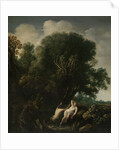A Bathing Nymph Taken by Surprise by a Satyr by Moses van Uyttenbroeck