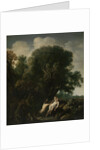 A Bathing Nymph Taken by Surprise by a Satyr by Moses van Uyttenbroeck