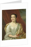 Portrait of Margaretha Leuveling, Wife of Justus Tjeenk by Herman Frederik van Hengel