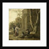 The Piper (Shepherd Scene with Shawm Player by Jan Baptist Wolfaerts