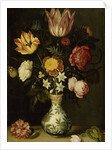 Still Life with Flowers in a Wan-Li Vase by Ambrosius Bosschaert