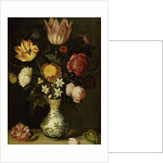 Still Life with Flowers in a Wan-Li Vase by Ambrosius Bosschaert