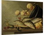 Still Life with Fish and Fruit by Harmen Steenwijck