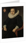 Portrait of Sara Sweerts de Weert, second Wife of Antonius Antonides van der Linden by Hendrik Meerman