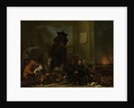 Satire on the trial of Johan van Oldenbarneveldt by Cornelis Saftleven