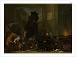 Satire on the trial of Johan van Oldenbarneveldt by Cornelis Saftleven