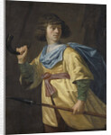 Portrait of a young Man with Spear and Hunting Horn by Peter Danckerts de Rij
