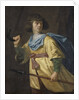 Portrait of a young Man with Spear and Hunting Horn by Peter Danckerts de Rij