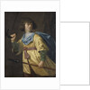 Portrait of a young Man with Spear and Hunting Horn by Peter Danckerts de Rij