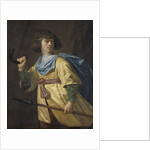 Portrait of a young Man with Spear and Hunting Horn by Peter Danckerts de Rij