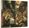 Two Altarpiece Wings with the Circumcision and Adoration of the Shepherds by Anonymous