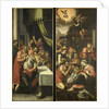 Two Altarpiece Wings with the Circumcision and Adoration of the Shepherds by Anonymous