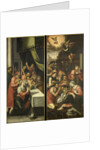 Two Altarpiece Wings with the Circumcision and Adoration of the Shepherds by Anonymous