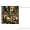 Two Altarpiece Wings with the Circumcision and Adoration of the Shepherds by Anonymous
