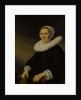 Portrait of a woman, probably Jacobmina de Grebber by Anthonie Palamedesz.