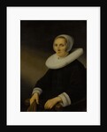 Portrait of a woman, probably Jacobmina de Grebber by Anthonie Palamedesz.