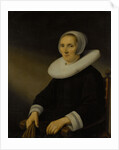 Portrait of a woman, probably Jacobmina de Grebber by Anthonie Palamedesz.