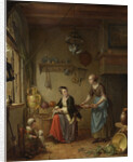 Kitchen Scene by Willem Joseph Laquy