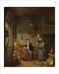 Kitchen Scene by Willem Joseph Laquy
