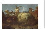A Goatherd Watching his Animals by Johann Melchior Roos
