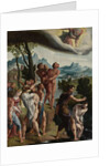 The baptism of Christ by Workshop of Jan van Scorel