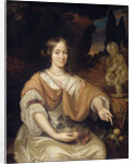 Portrait of Sara Pottey, Wife of Johan van Bochoven by Daniël Haringh