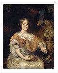 Portrait of Sara Pottey, Wife of Johan van Bochoven by Daniël Haringh